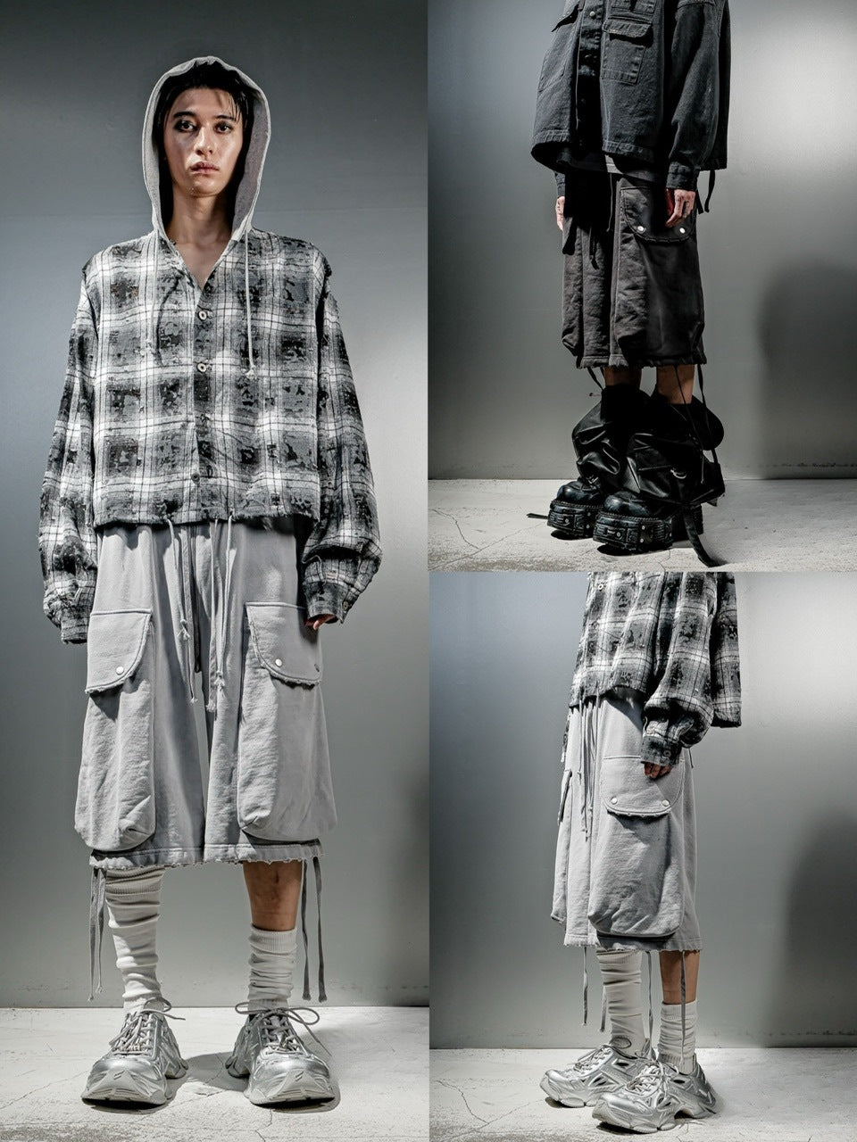 【DIG YOUR OWN GRAVE】FULL ZIP SHORTS