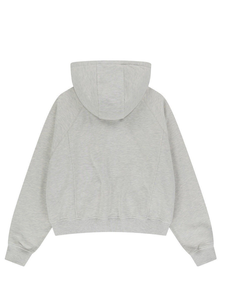 【TUOMIO】STRING CHARM HOOD ZIP-UP