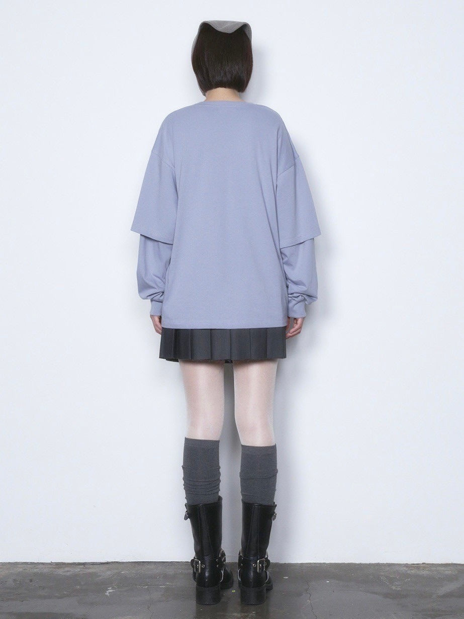 【TUOMIO】BUNNY LAYERED LONG SLEEVES