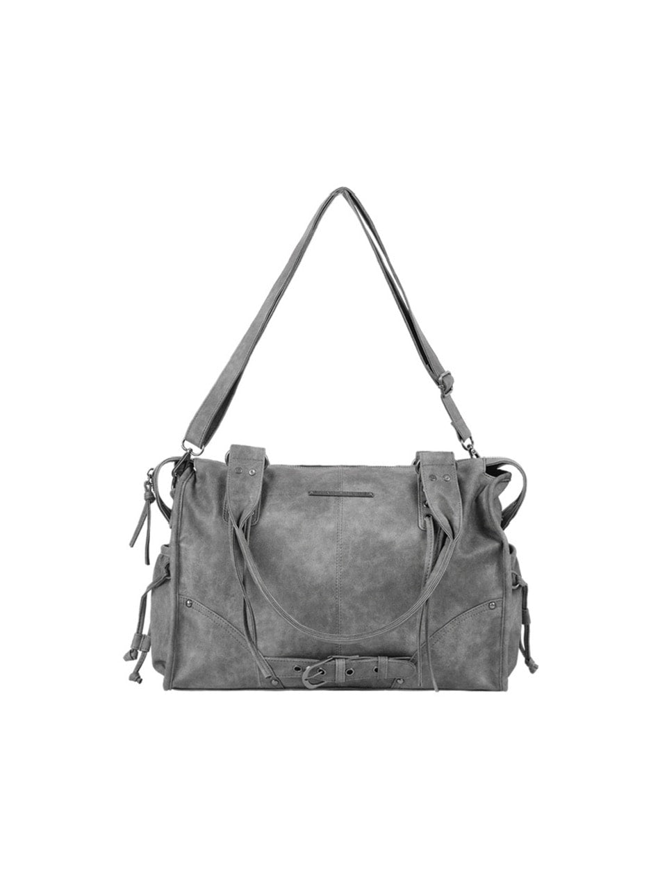 【FANCY CLUB】BELTED WASHING LEATHER BAG / 【ファンシークラブ】ベルトウォッシングレザーショルダーバッグ