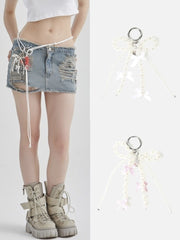 【GATELESS】PEARL RIBBON KEYRING