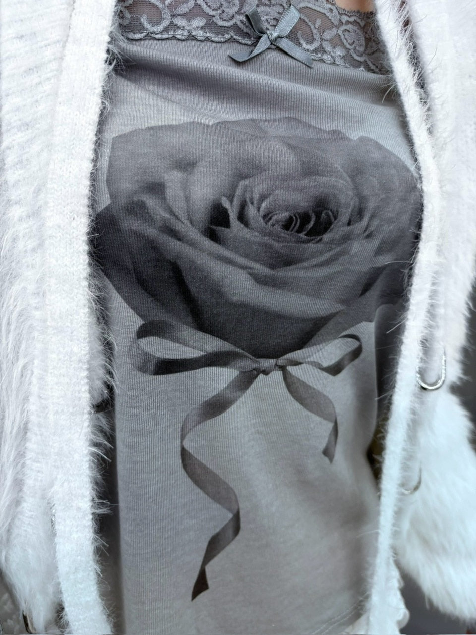 受注制【nmtc +】rose off long sleeve (3color)