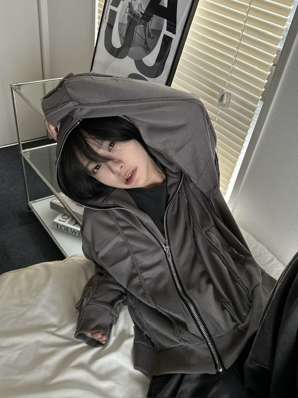【LUV CODE】full zip up hoodie