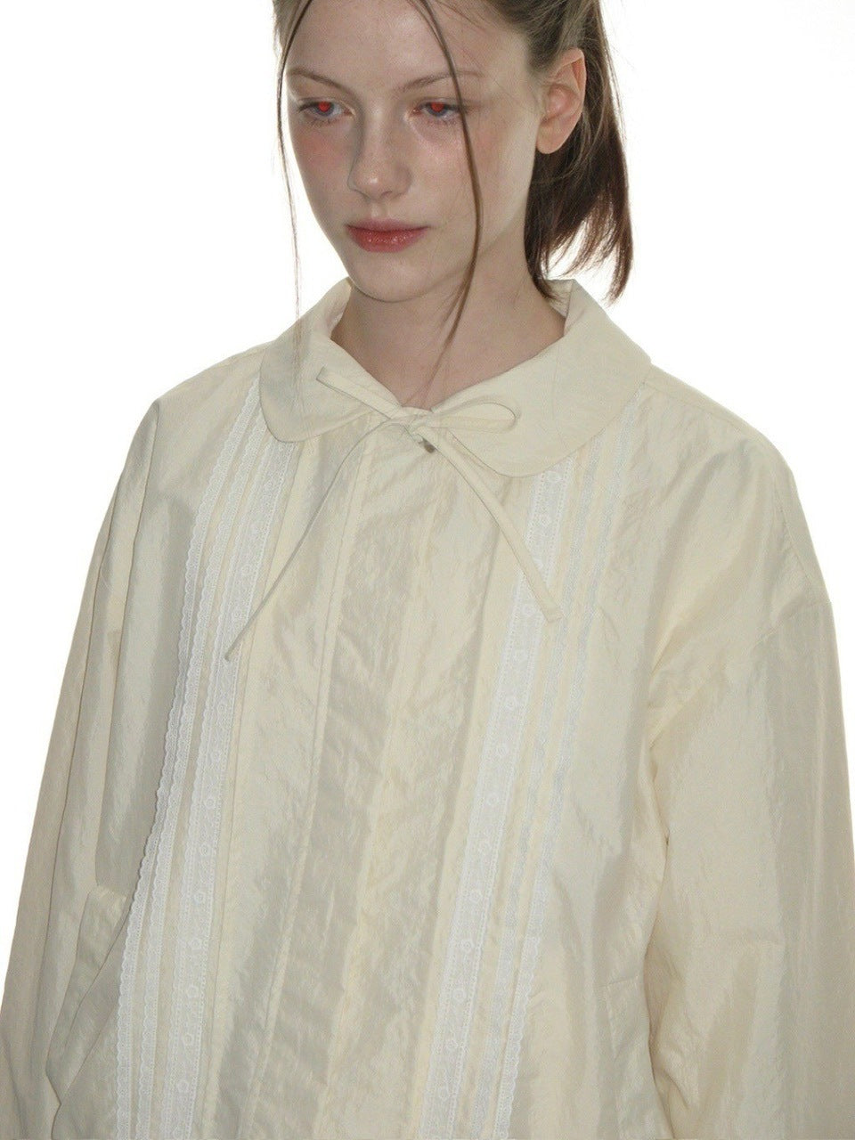 【CRANK】PINTUCK LACE WINDBREAKER