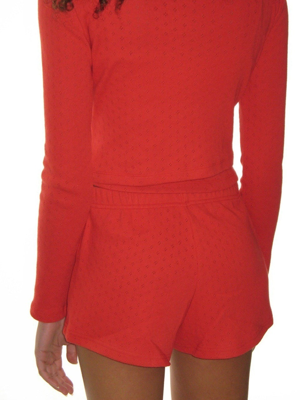 【CRANK】HEART BUTTON EYELET SHORTS