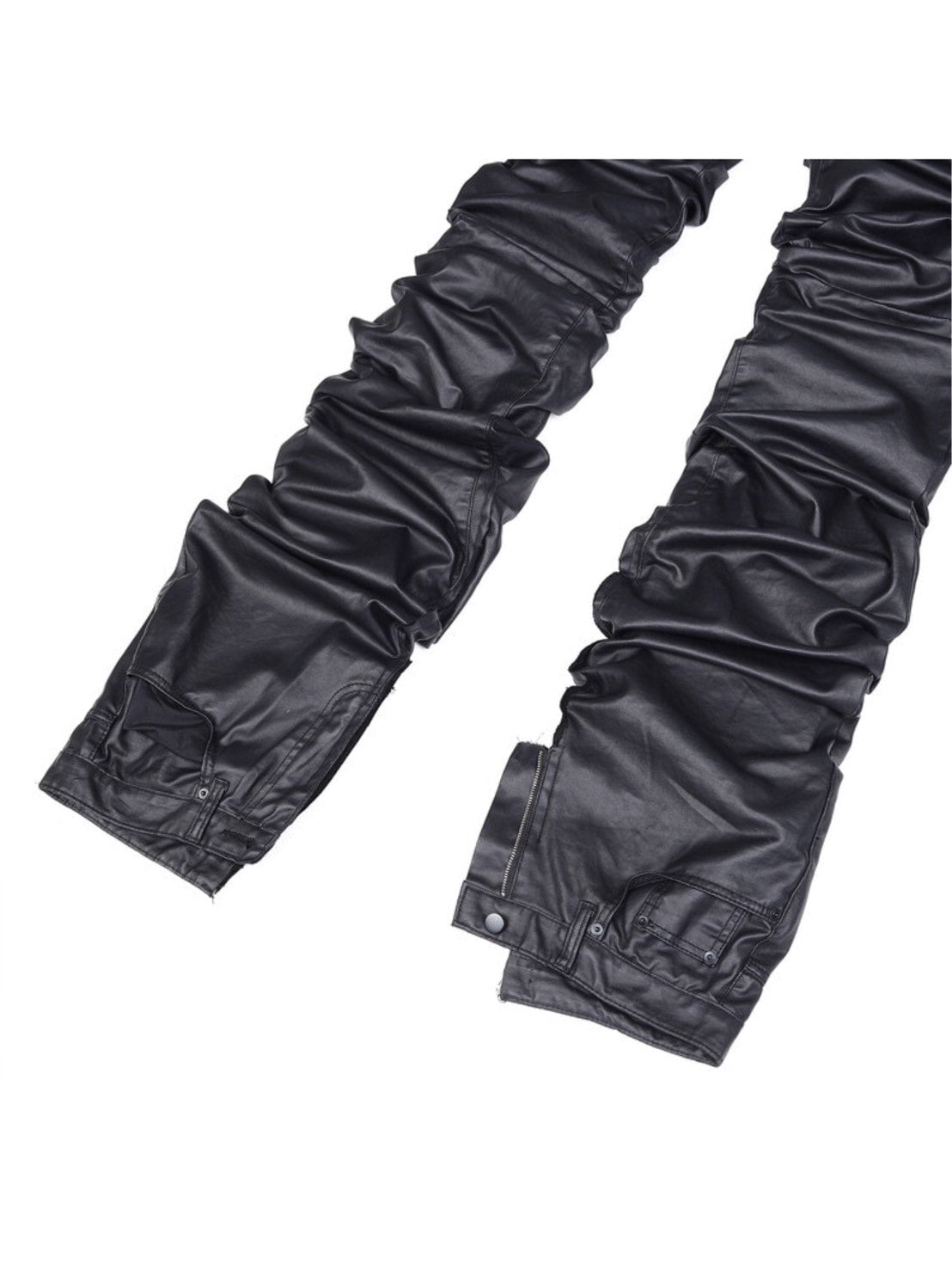 【SURGERY】surgery long length double jeans (coated black)