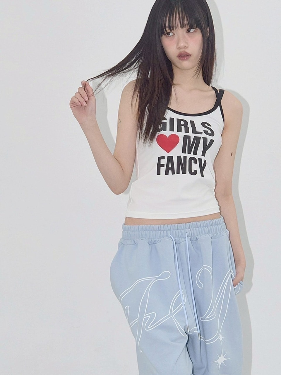 【FANCY CLUB】GIRLS MY FANCY SLEEVELESS / 【ファンシークラブ】プリントキャミソール