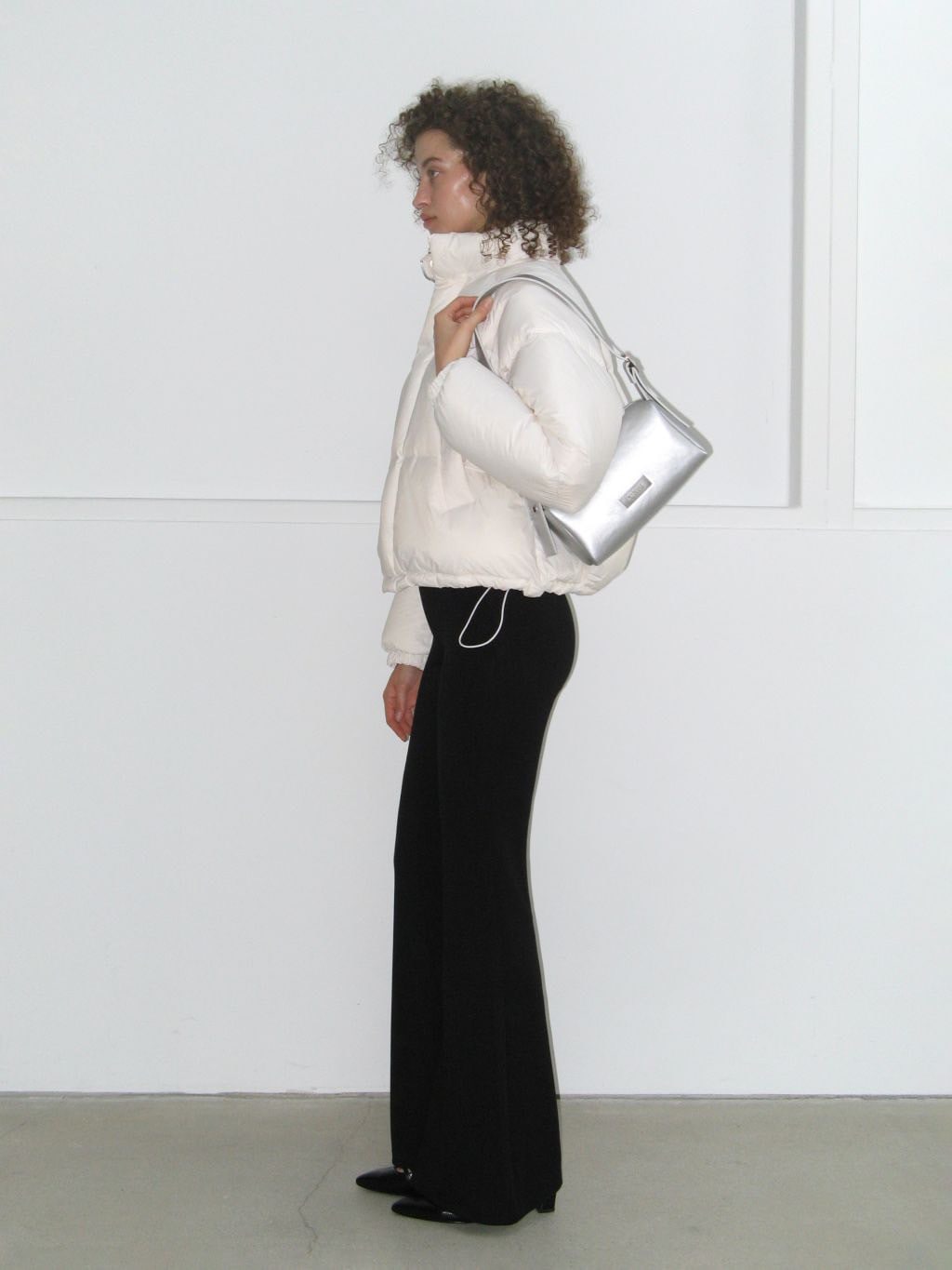 【ROCK CAKE】Square Leather Belt Shoulder Bag