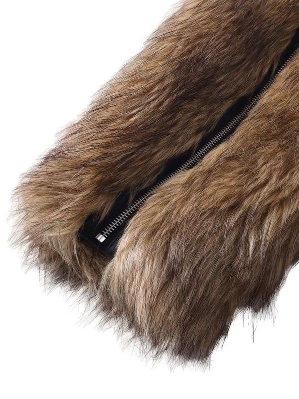 【The Boy Has No Patience】BLOOD MOON NIGHT BOXER ECO-FRIENDLY FUR COAT