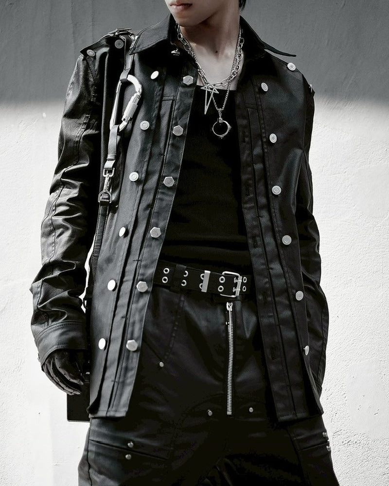 【RICH】Multi Button Denim Jacket