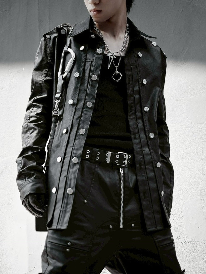 【RICH】Multi Button Denim Jacket
