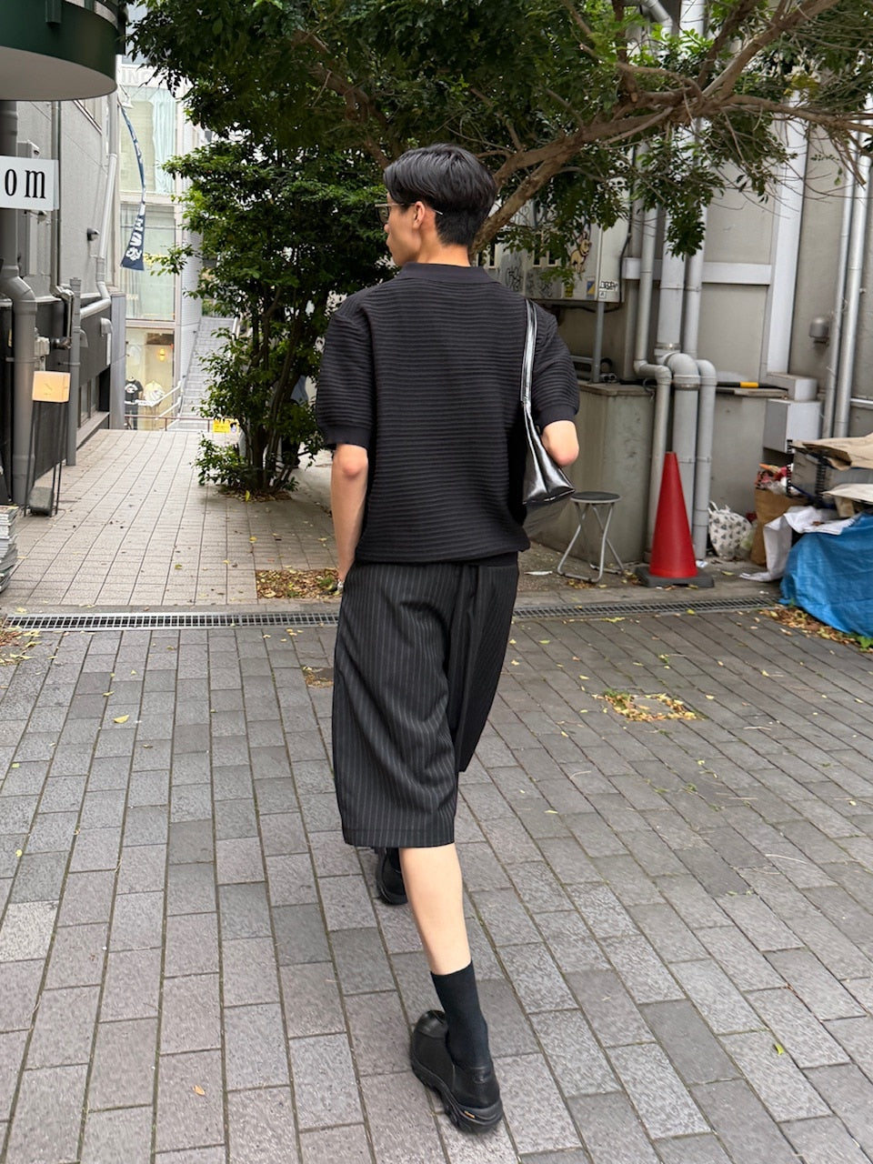 東京店WEB限定受注制【Chikashitsu +】Dry-Touch Rib Knit Polo (2color)