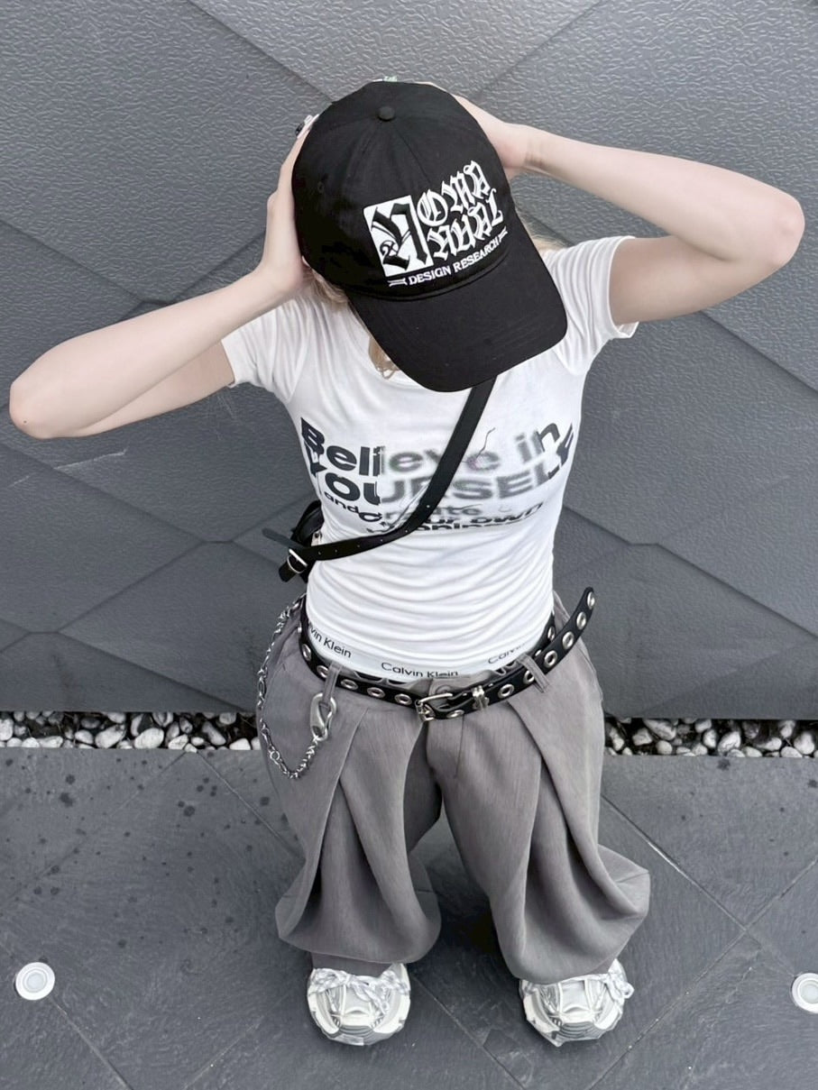 受注制【nmtc +】design crop tee (3color) / 【エヌエムティーシープラス】デザインクロップ半袖Tシャツ