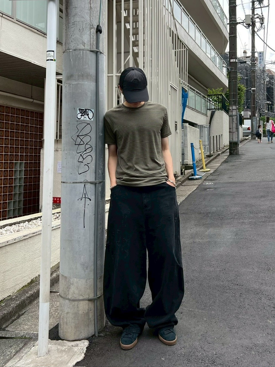 受注制【Chikashitsu +】tight fit border t-shirt (3color) / 【チカシツプラス】タイトフィットボーダー半袖Tシャツ