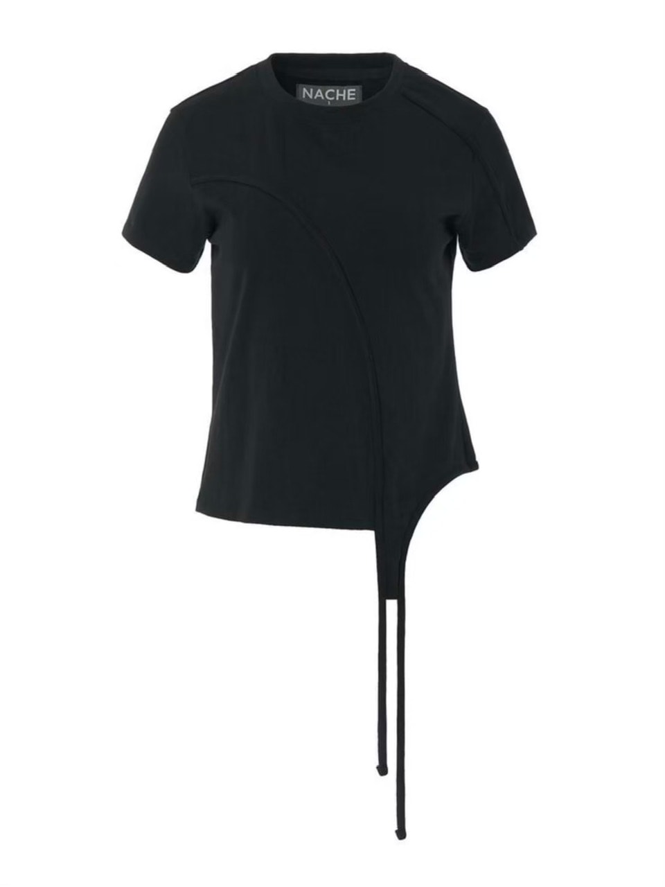 【NACHE】ASYMMETRIC LINE T-SHIRT