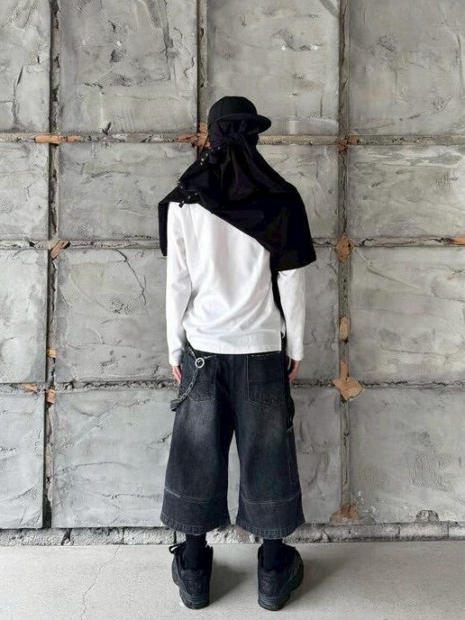 【roaringrad】CARPENTER BERMUDA DENIM PANTS