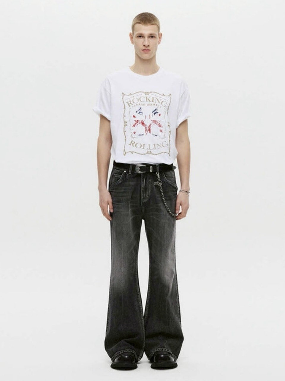 【DNSR】Western Flare Denim Pants