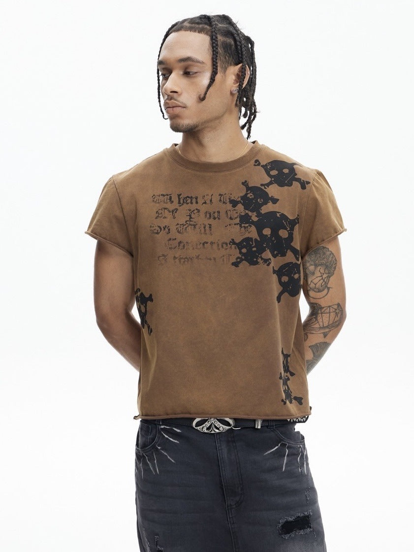 【DND4DES】SKULL WAISTCOAT T-SHIRT