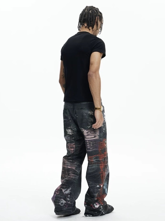 【DND4DES】MULTI-WAIST PENDANT GRAPHIC PANTS