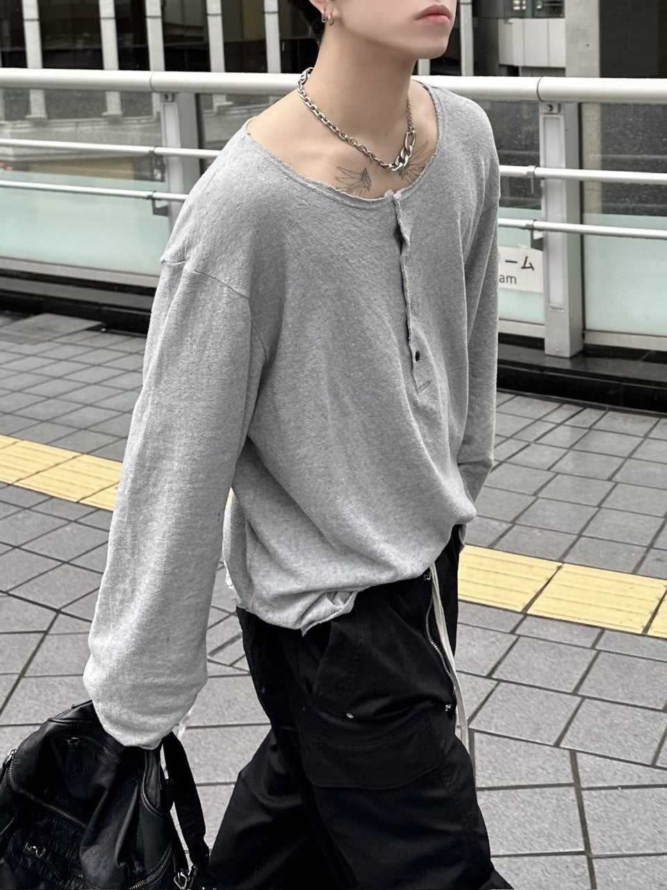 【CHIKASHITSU PLUS HIGH】Dual chain necklace