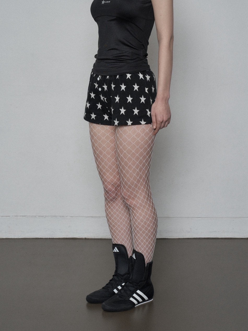 【SETUP‐EXE】STAR SHORT PANTS / 【セットアップエグゼ】スターショートパンツ