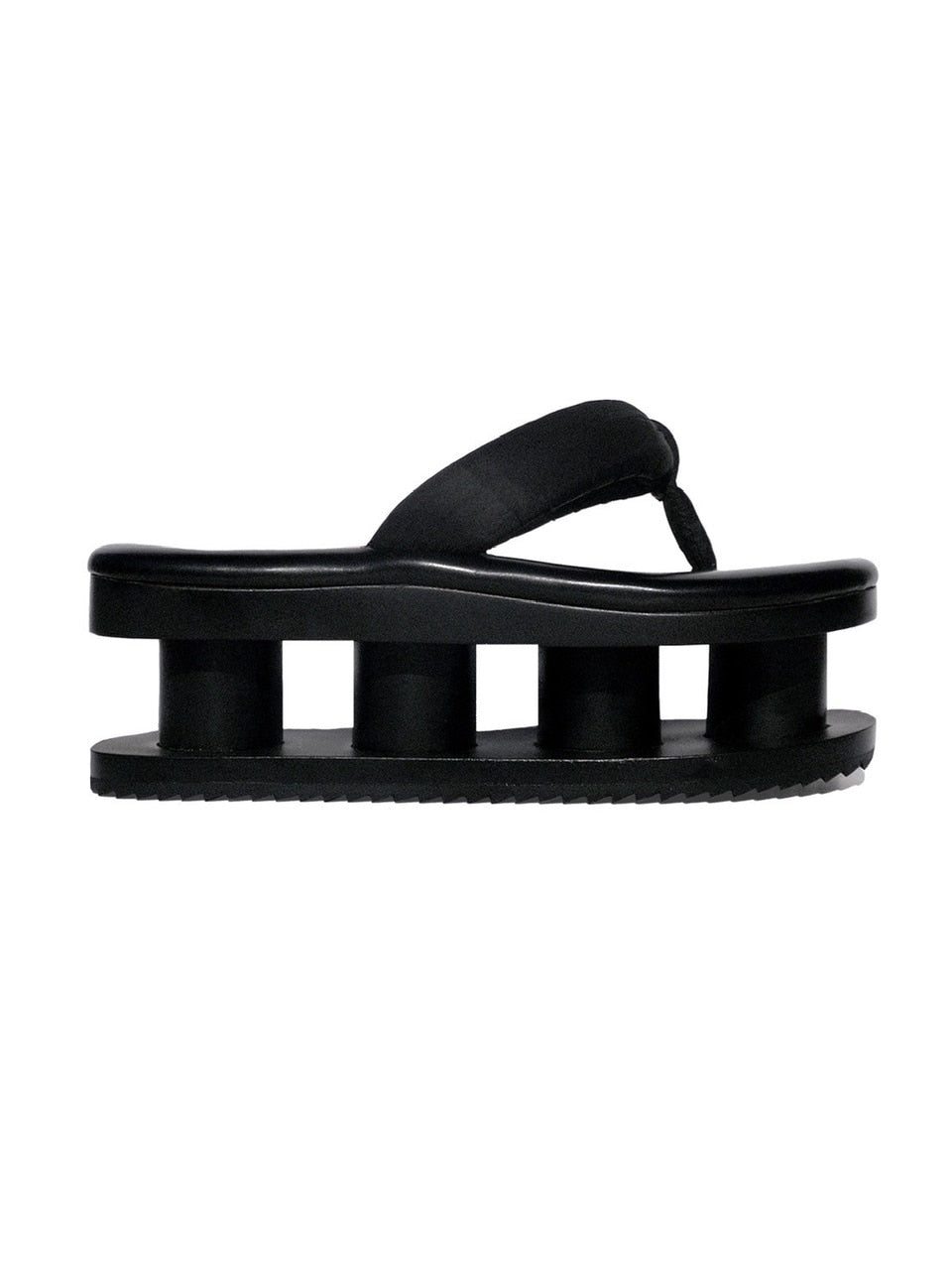 【ESQAPE】WOODEN PLATFORM SANDAL / 【エスケープ】厚底プラットフォームサンダル