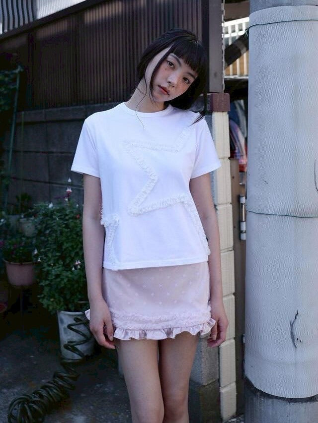 【Uglyshadow】STAR BASIC T-SHIRT / 【アグリーシャドウ】スターベーシック半袖Tシャツ