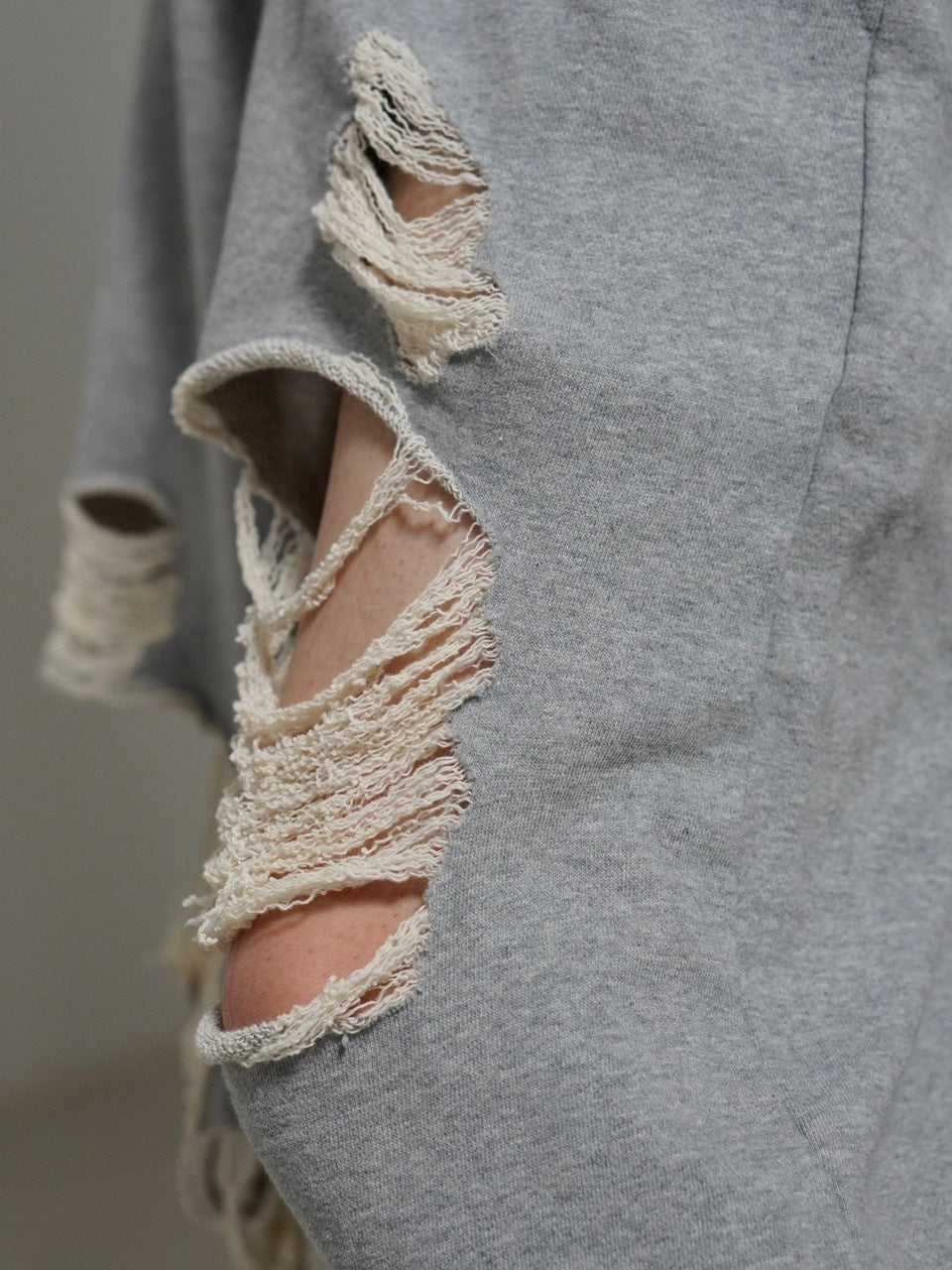 受注制【Chikashitsu +】full length crash sweat pants / 【チカシツプラス】フルレングスクラッシュスウェットパンツ (2color)