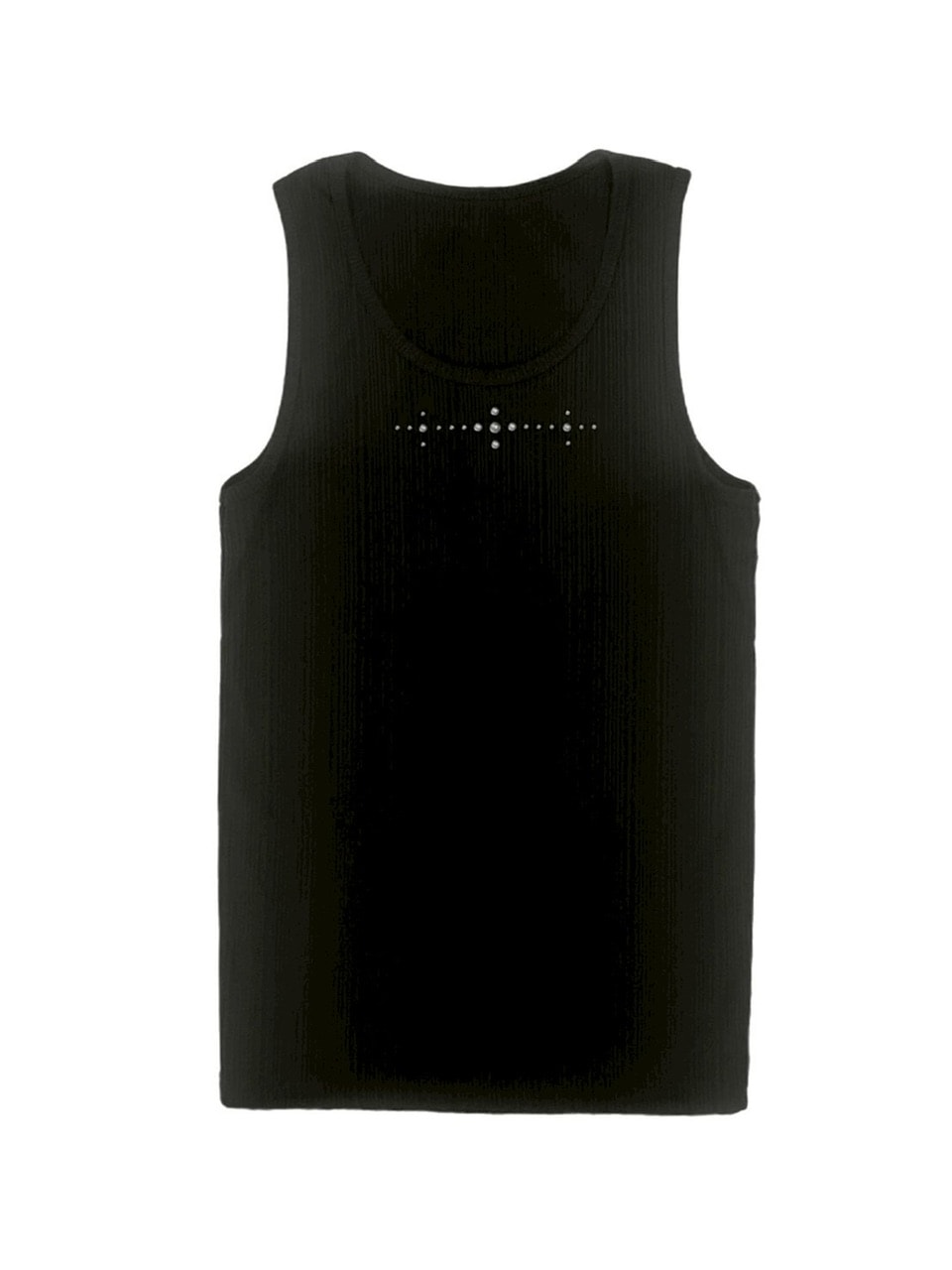 【Chikashitsu +】metal studs sleeveless / 【チカシツプラス】メタルスタッズタンクトップ (2color)