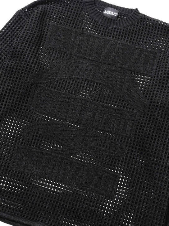 AJOBYAJO】Total Logo Drop Needle Sweater / 【アジョバイアジョ