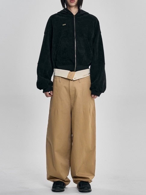 【AJOBYAJO】High Waist Oversized Pants / 【アジョバイアジョ】ハイウエストオーバーサイズカーゴパンツ