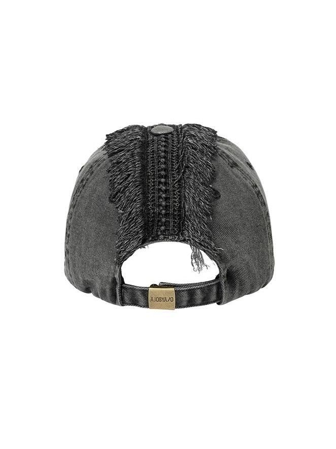 【AJOBYAJO】Lace Trimming Washed Cap / 【アジョバイアジョ】レーストリミングウォッシュドキャップ