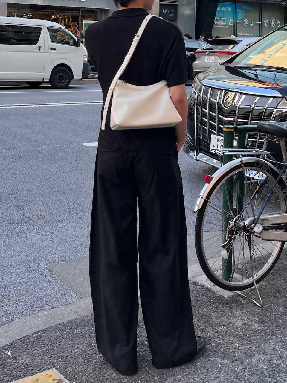 東京店WEB限定受注制【Chikashitsu +】boucle knit polo cardigan (2color) / 【チカシツプラス】ブークレニットポロカーディガン (2color)