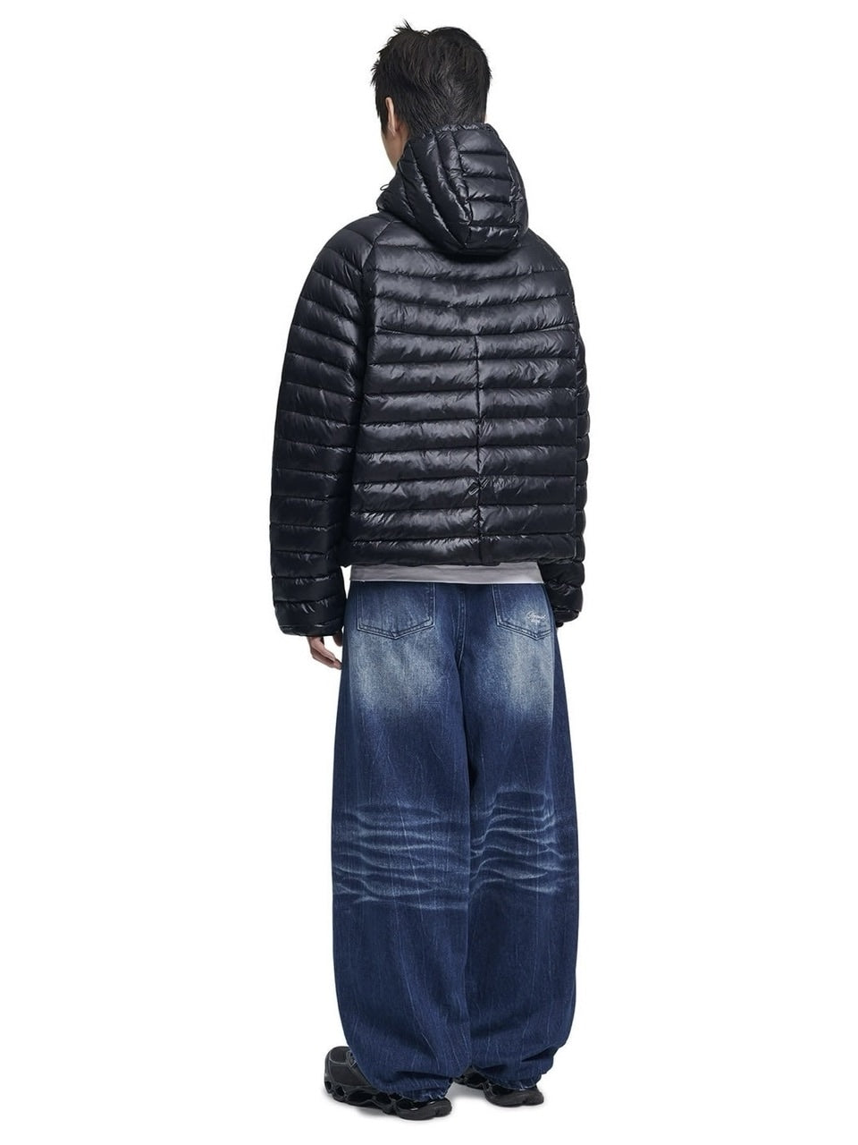 【NOMANUAL】 WASHED JUMBO DENIM PANTS