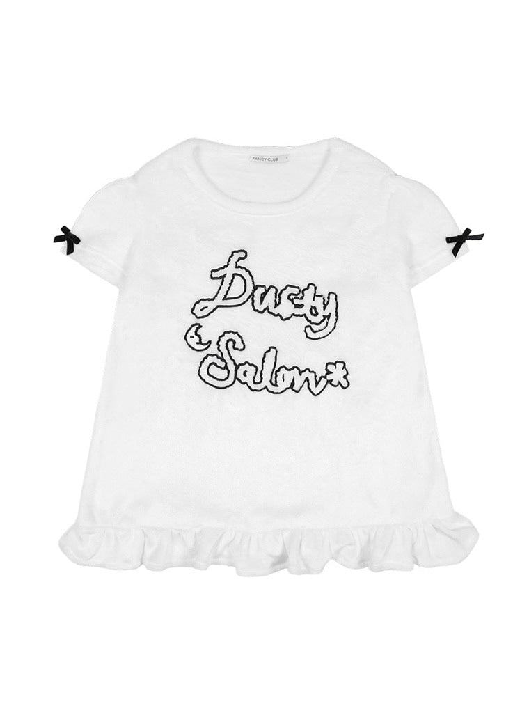 【FANCY X DUSTY】Zzz DUSTY SALON PAJAMA TOP / 【ファンシー X ダスティ】ZzzダスティーサロンパジャマTシャツ半袖ルームウェア