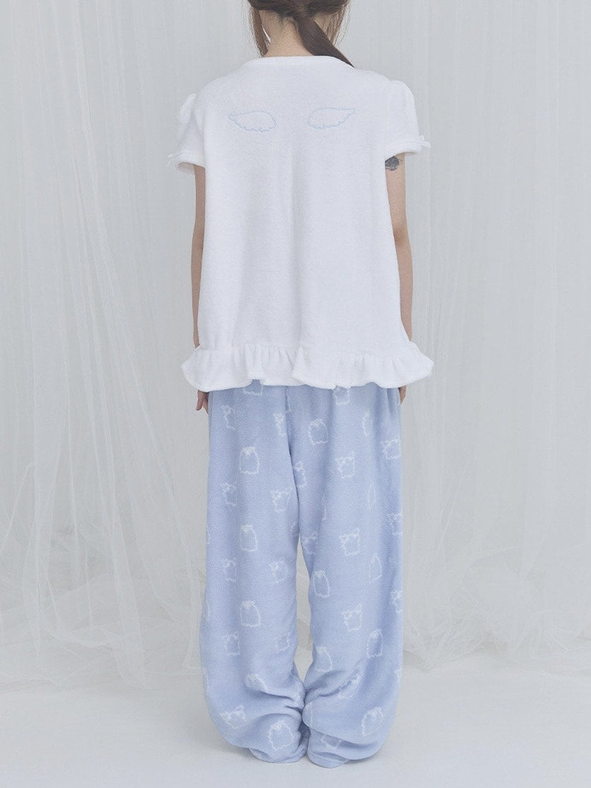 【FANCY X DUSTY】Zzz DUSTY SALON PAJAMA PANTS / 【ファンシー X ダスティ】Ｚｚｚダスティーサロンパジャマパンツ