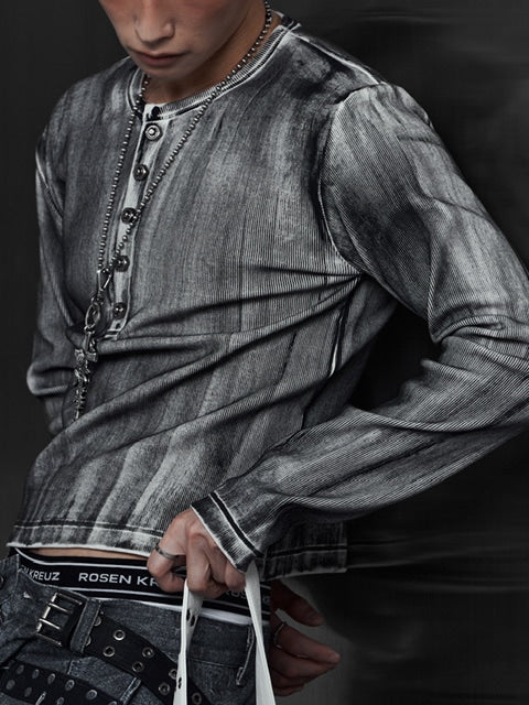 【Rosen Kreuz】TIGHT RIB LONG SLEEVE