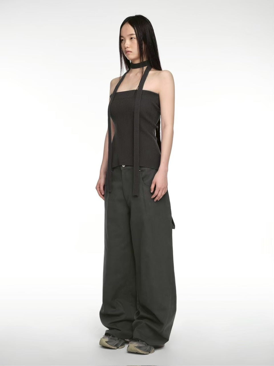 【NACHE】STRAP KNIT TANK TOP