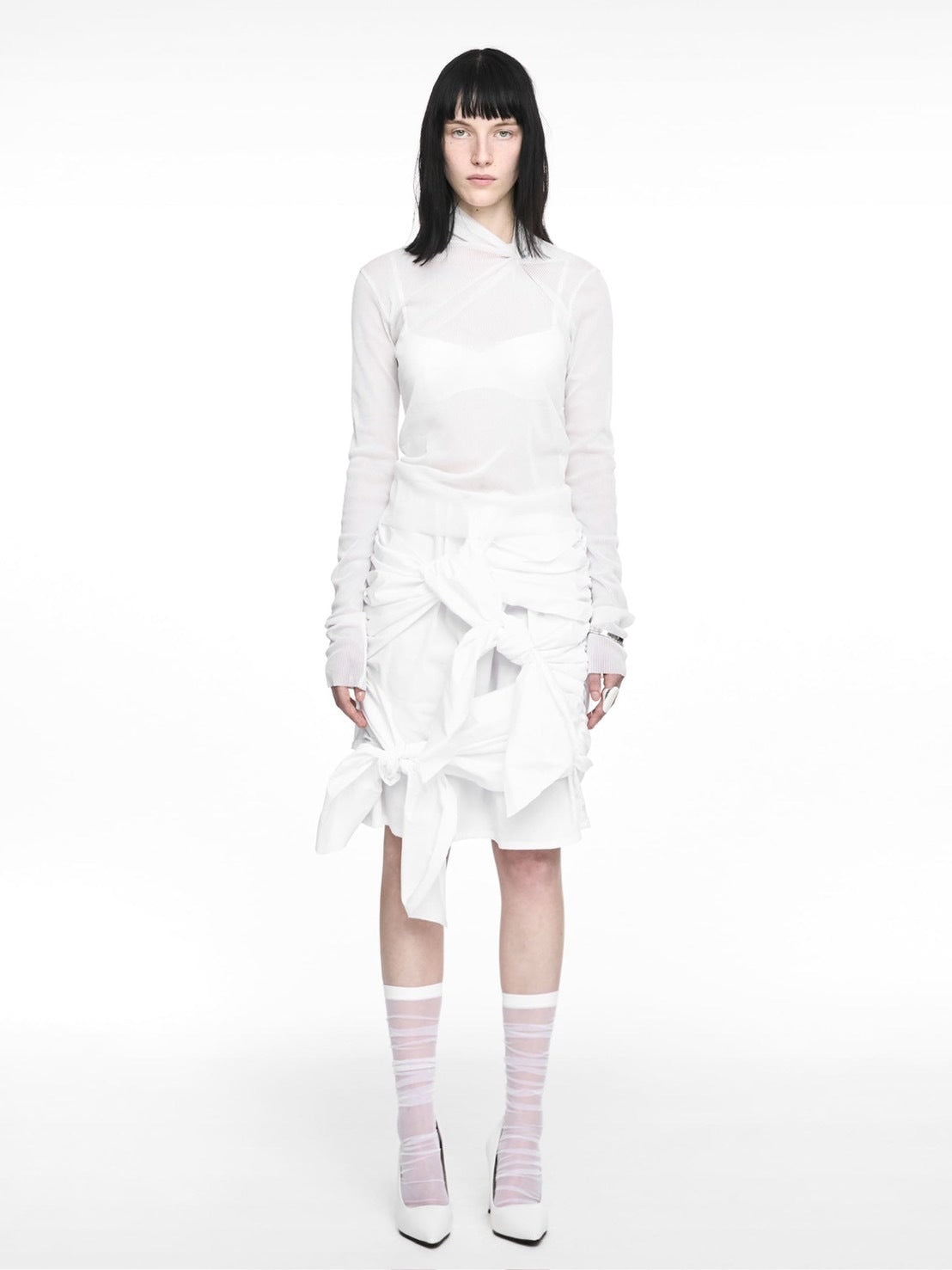 【NACHE】PULLED NECK LONG SLEEVE