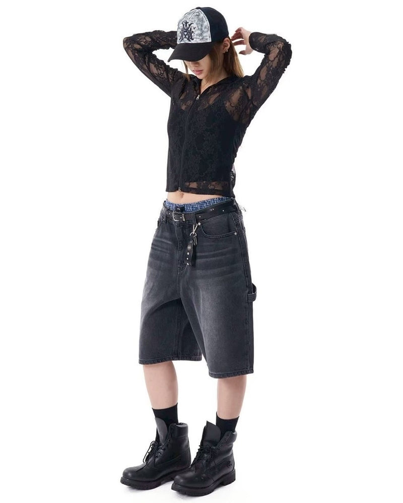 【AAKAM】Contrast Washed Cotton Ball Cap