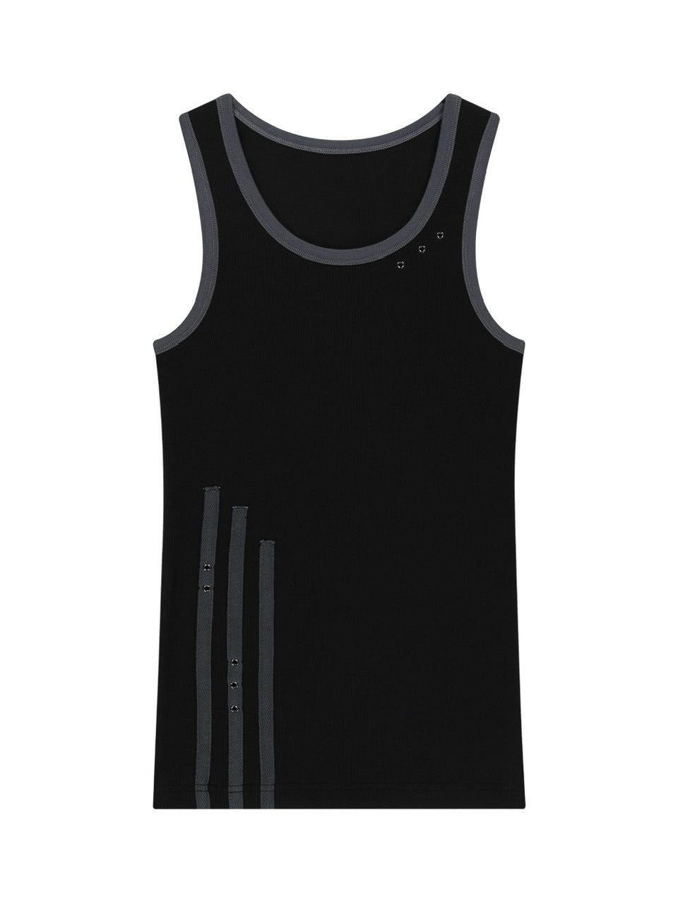 【AAKAM】3-Lined Eyelet Sleeveless