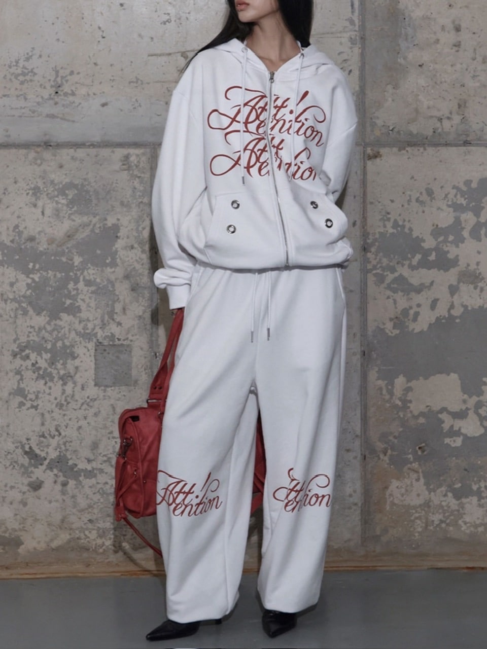 【FANCY CLUB】ATTENTION SWEATPANTS / 【ファンシークラブ】アテンションスウェットパンツ