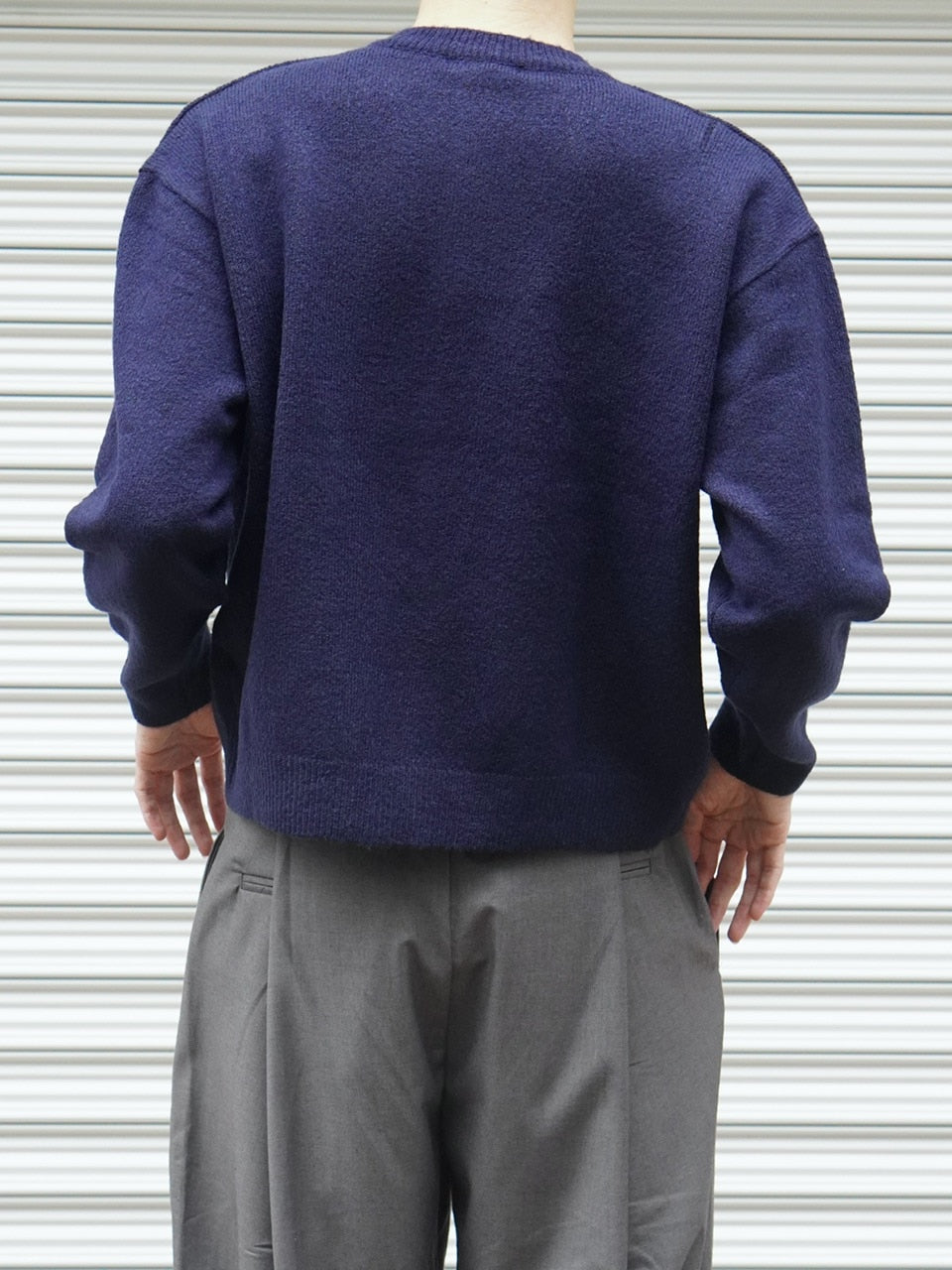 東京店WEB限定受注制【Chikashitsu +】soft touch crew neck knit cardigan / 【チカシツプラス】ソフトタッチクルーネックニットカーディガン (4color)
