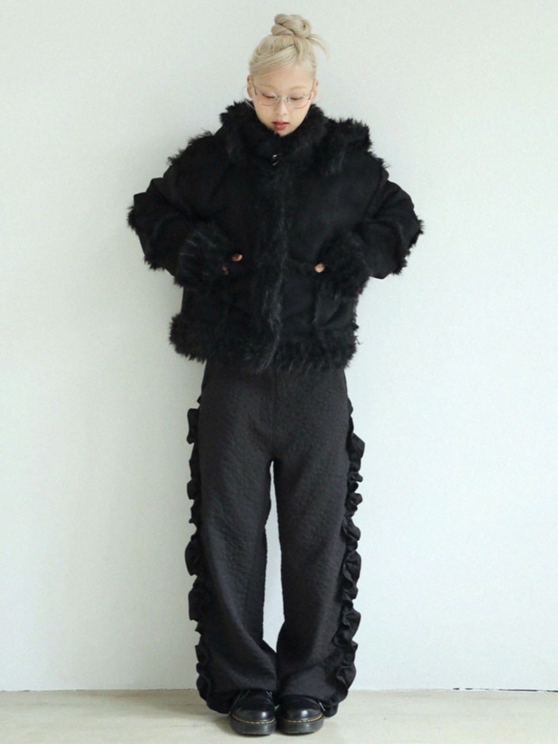 12/21 20:00 再販【Uglyshadow】REVERSIBLE SHEARLING JACKET