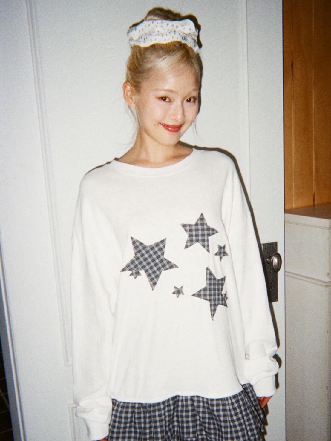 12/21 20:00 再販【Uglyshadow】STAR FRILL LONGSLEEVED T-SHIRT