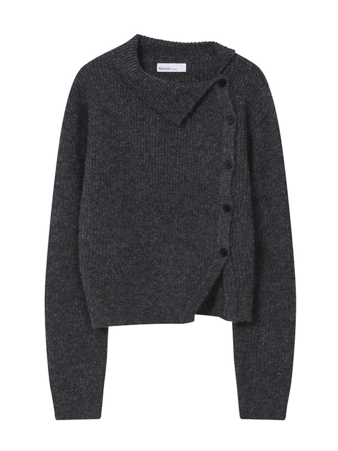 【Miseki seoul】Side button knit