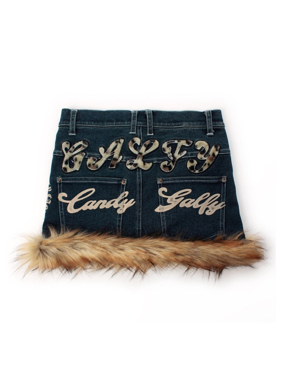 【GALFY】ぎゃるちゃんファーデニムミニ