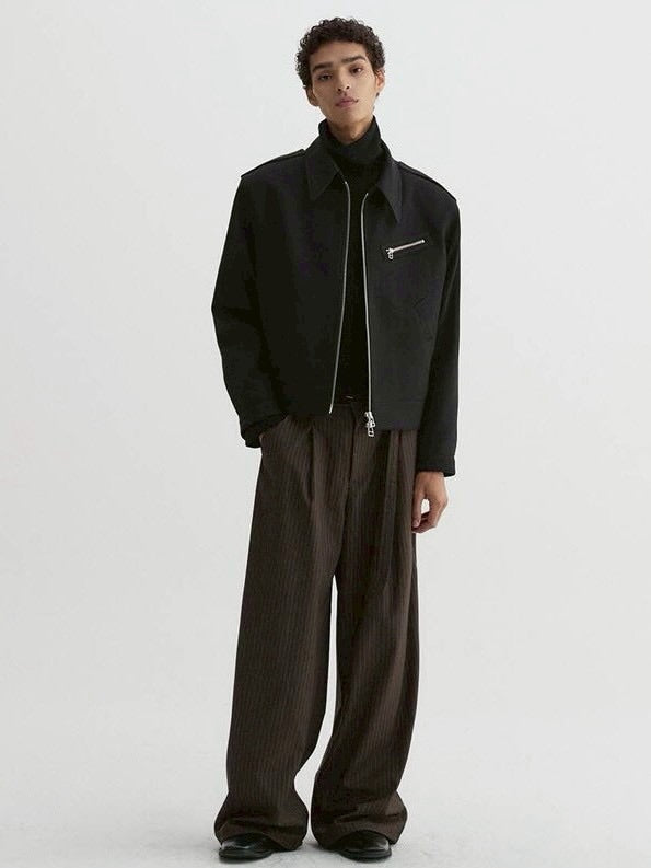 【DNSR】Cinched Stripe Slacks