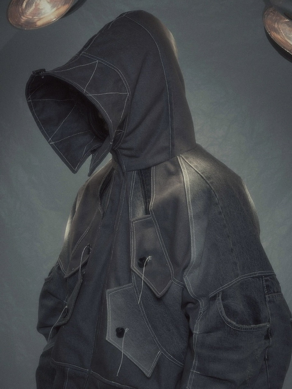 【SURGERY】Surgery Exo-Shell hood denim jacket / 【サージェリー】サージェリー エクソ-シェル フード デニム ジャケット