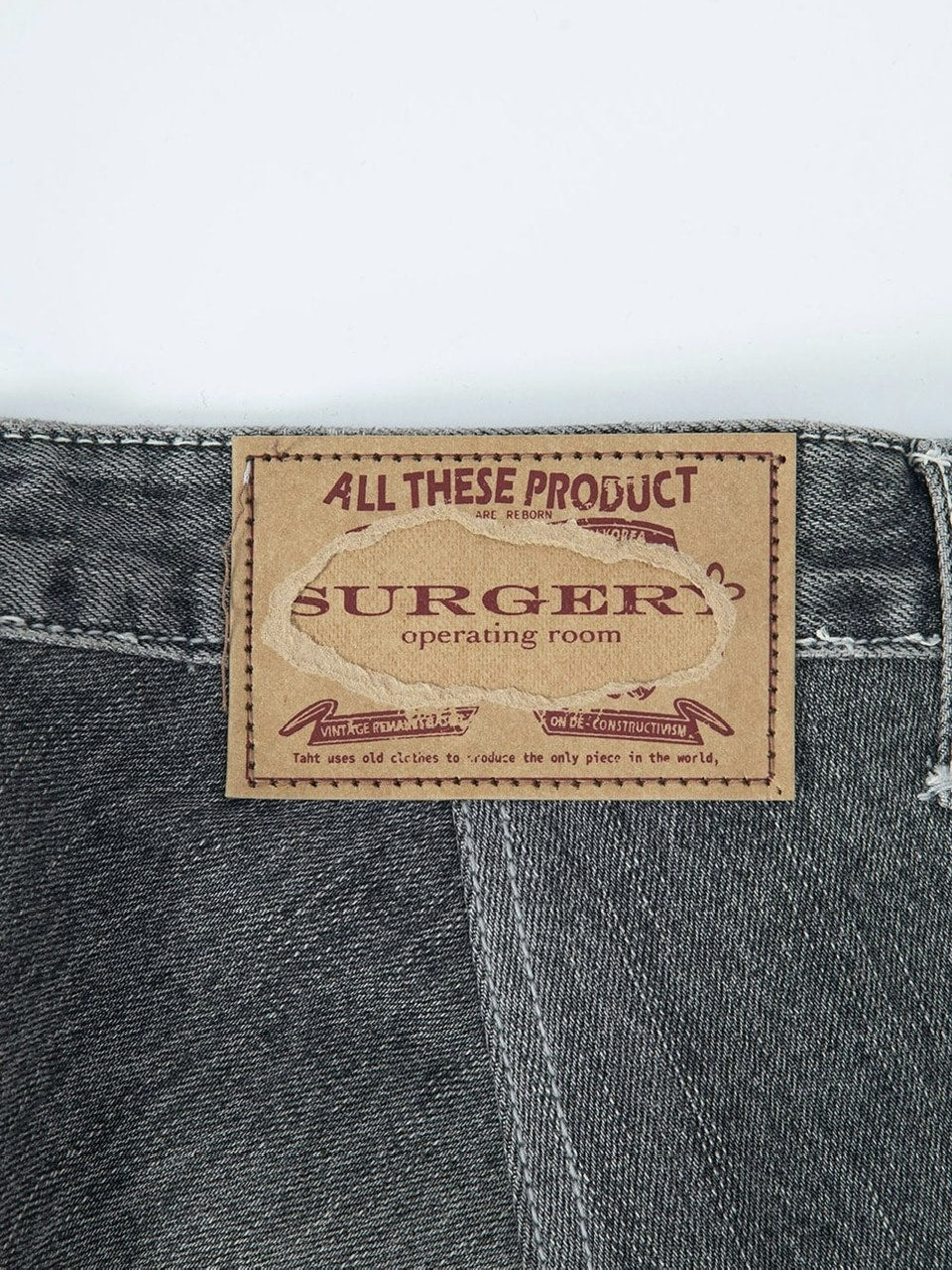 【SURGERY】surgery rebuild denim boot-cut pants / 【サージェリー】サージェリー リビルド デニム ブーツカット パンツ
